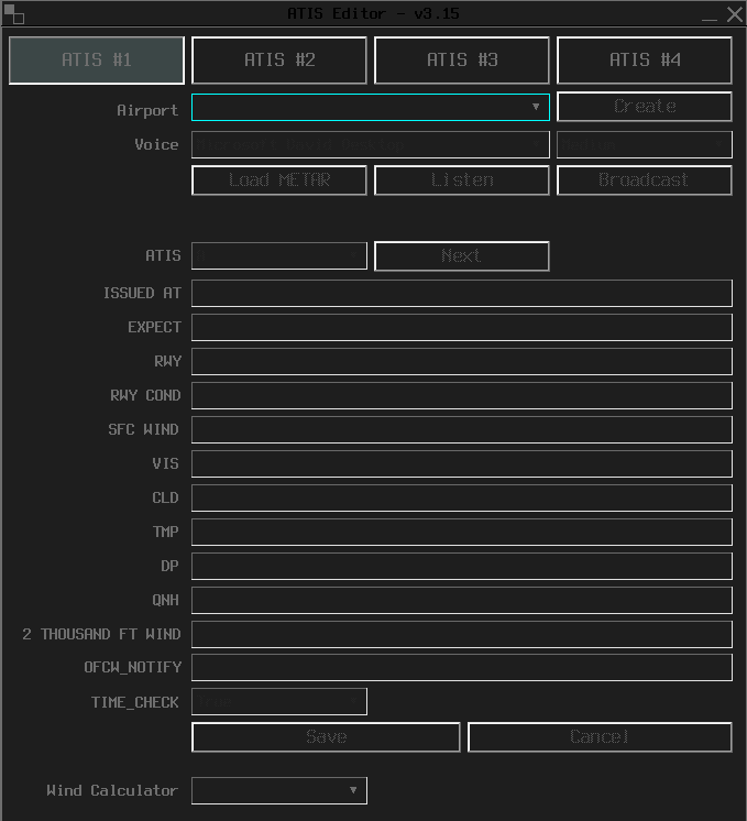 vatSys Tools Menu
